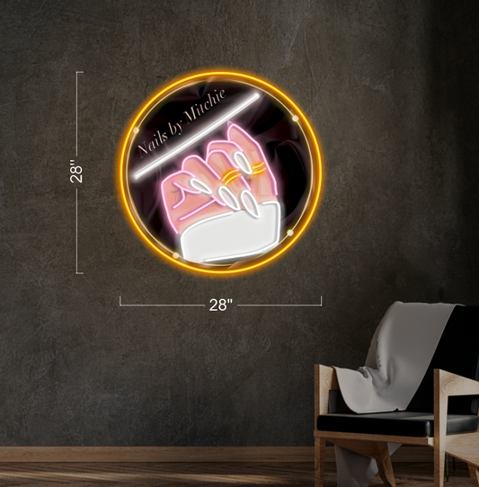 Nails by Mitchie | Led Neon Sign