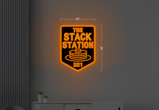 THE STACK STATION 321 | Led Neon Sign
