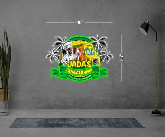 JADA's JAMAN JERK | Led Neon Sign