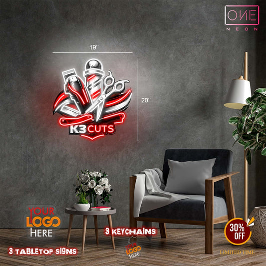 K3CUTS LOGO | Led Neon Sign
