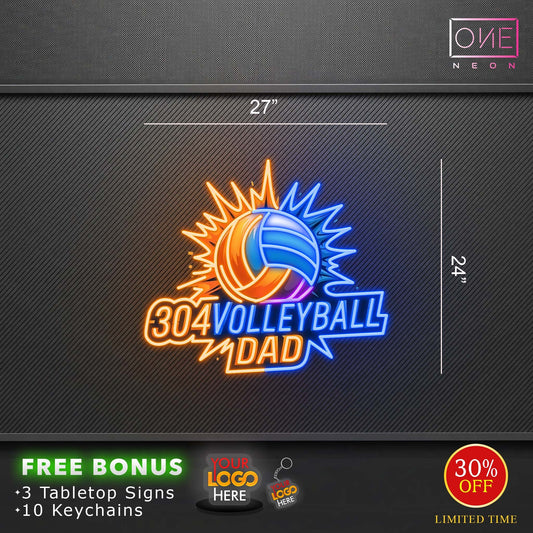 304 Volleyball dad | Led Neon Sign