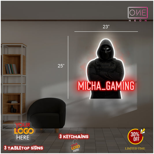 Micha Gaming | Led Neon Sign