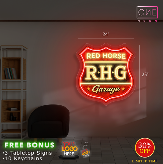 RED HORSE | Led Neon Sign