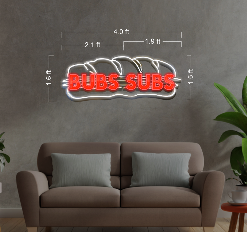 BUBS SUBS | Led Neon Sign