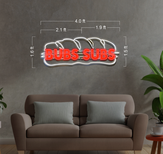 BUBS SUBS | Led Neon Sign