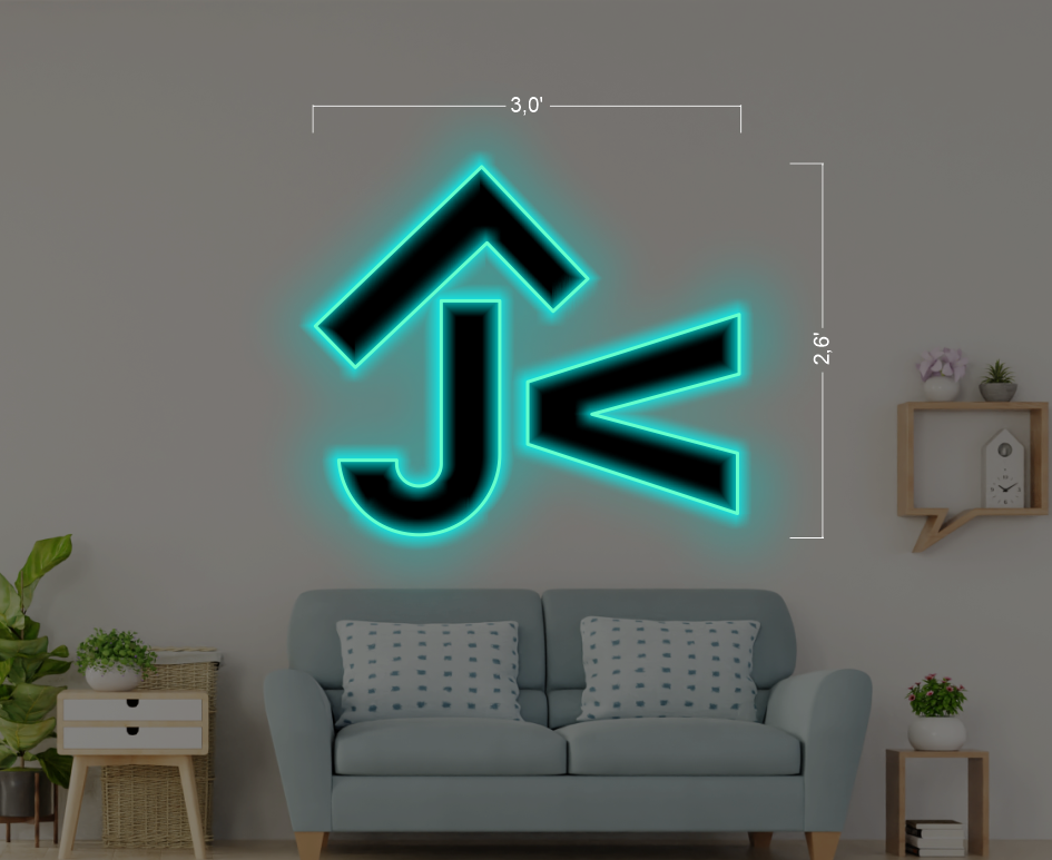 JV logo | Led Neon Sign