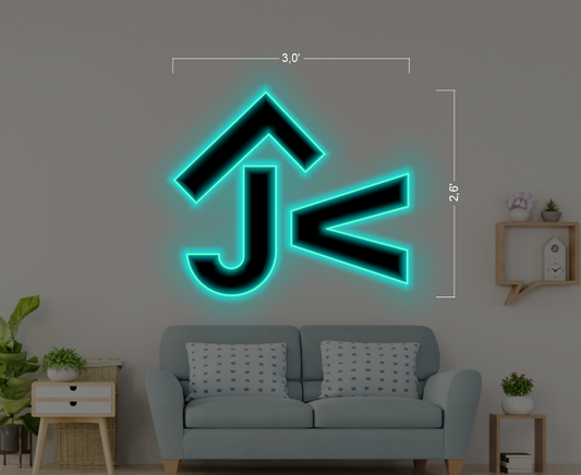 JV logo | Led Neon Sign