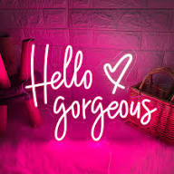 Hello Gorgeous+ If you can dream it you can do it+ Mi Dulce Vida ( 3 signs) | Led Neon Sign+Lightbox