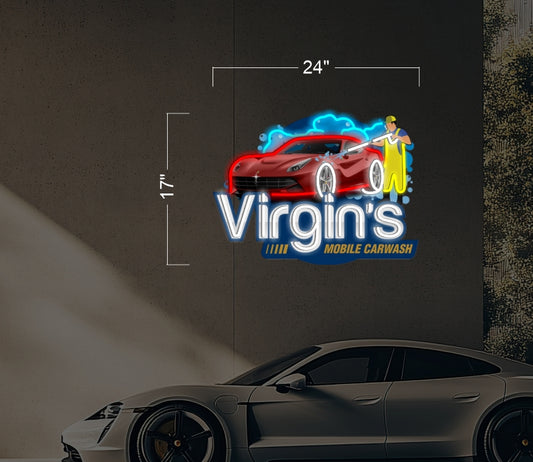 Virgin's mobile carwash | Led Neon Sign