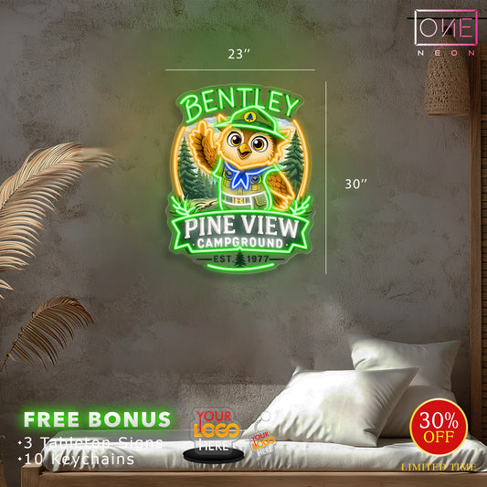 BENTLEY PINE VIEW CAMPGROUND | Led Neon Sign