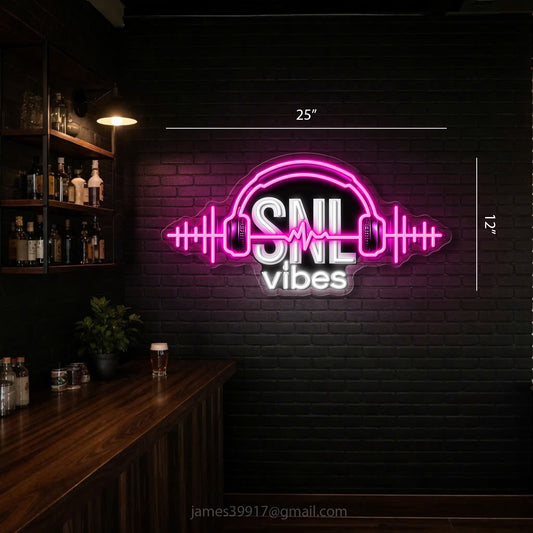 SNL vibes | Led Neon Sign (INDOOR)