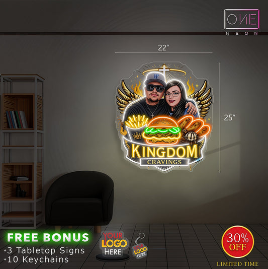 Kingdom Cravings | Led Neon Sign