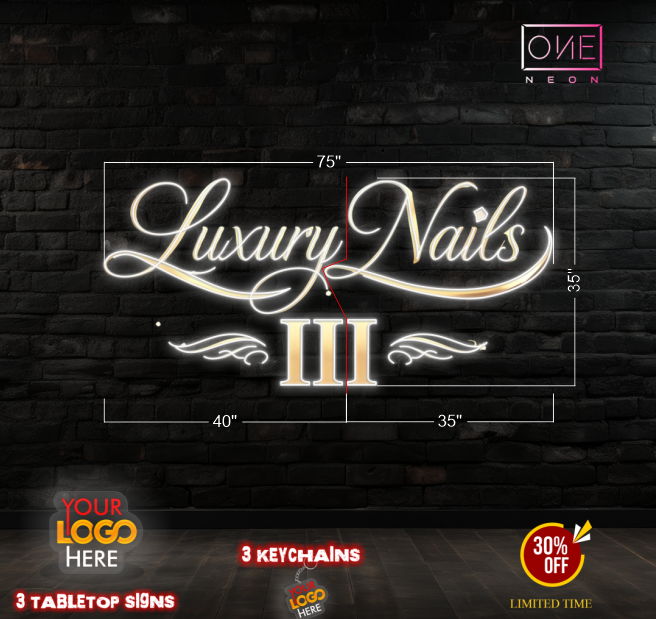 Luxury Nails III | Led Neon Sign