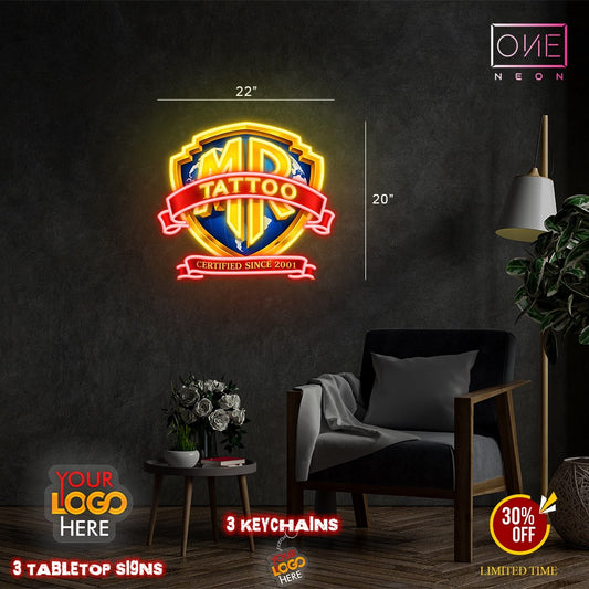 Untamed Skin Tattoos & MR Tattoos | 2 Led Neon Signs