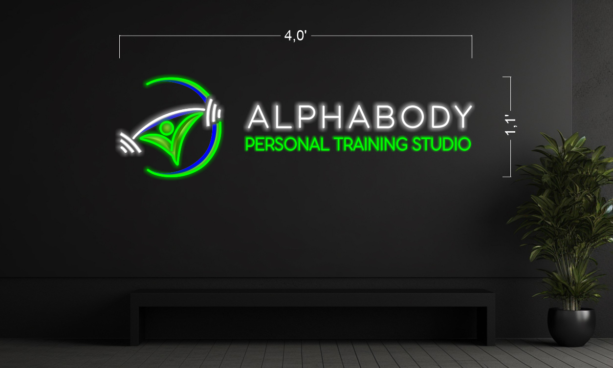 ALPHABODY | LED Neon Sign (2 signs)