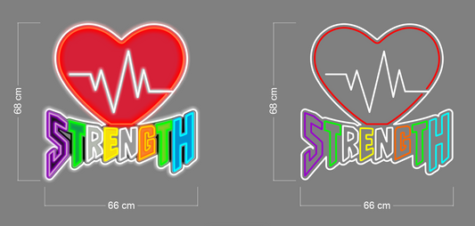 STRENGTH | LED Neon Sign