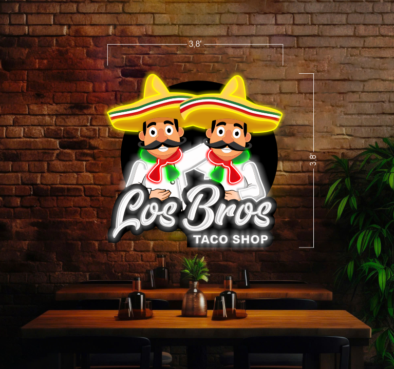 LOS BROS | LED Neon Sign