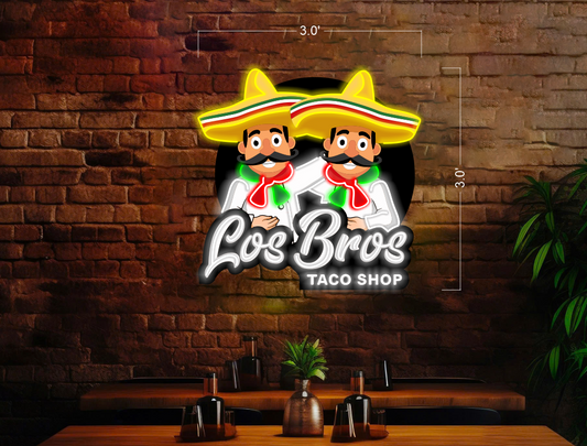 LOS BROS | LED Neon Sign