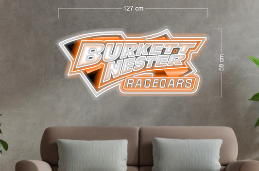 BURKETT NESTER RACECAR | LED Neon sign