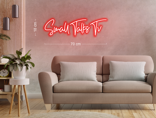 Small Talk TV | LED Neon Sign