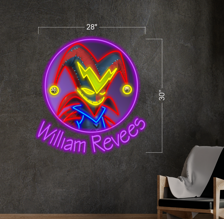William Revees | LED Neon Sign