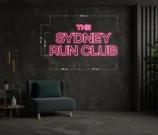 THE SYDNEY RUN CLUB (2signs) | LED Neon Sign