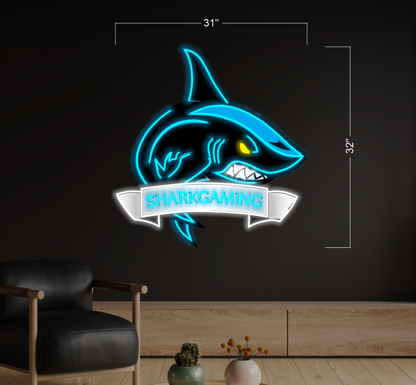 SHARKGAMING | LED Neon Sign