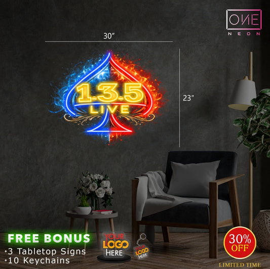 135 live | Led Neon Sign