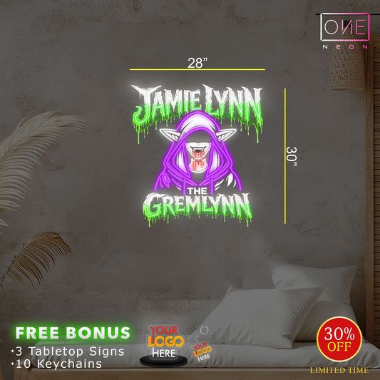 Jamie Lynn the gremlynn | Led Neon Sign