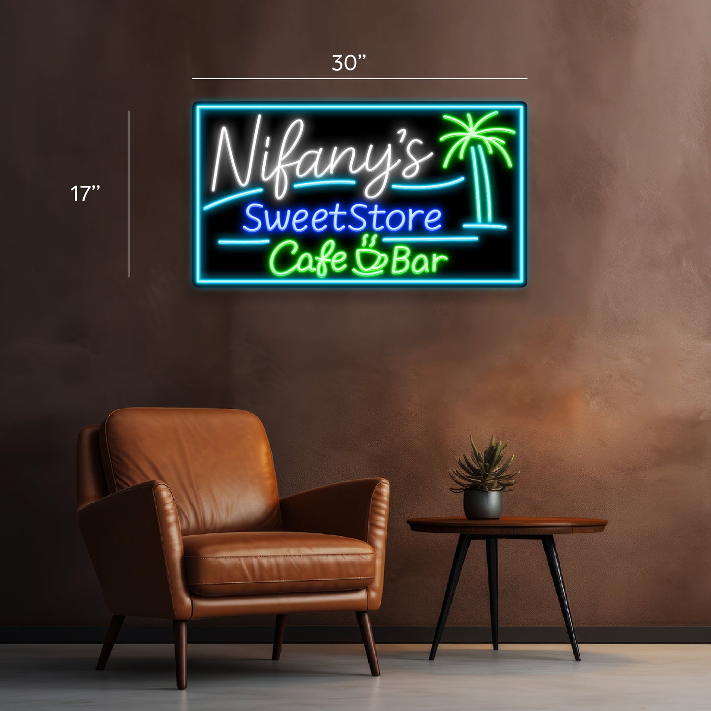 Nifany's Sweet Store (2 sides) | LED Neon Sign