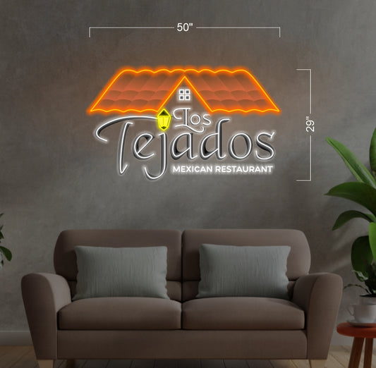 LOS TEJADOS MEXICAN RESTAURANT | LED Neon Sign (2 signs)