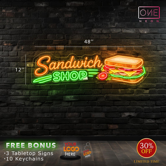 Sandwich Shop | 2 Led Neon Signs
