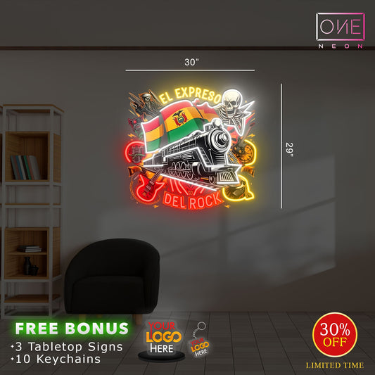 EL EXPRESO DEL ROCK | Led Neon Sign
