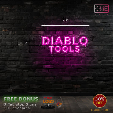 DIABLO TOOLS | Led Neon Sign (2signs)