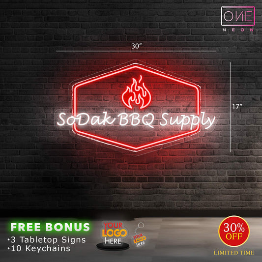 SoDak BBQ Supply | Led Neon Sign