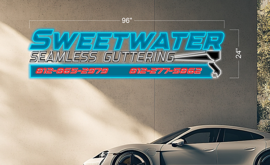 SWEETWATER | LED Neon Sign (WATERPROOF option)