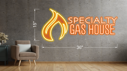 SPECIALTY GAS HOUSE | LED Neon Sign