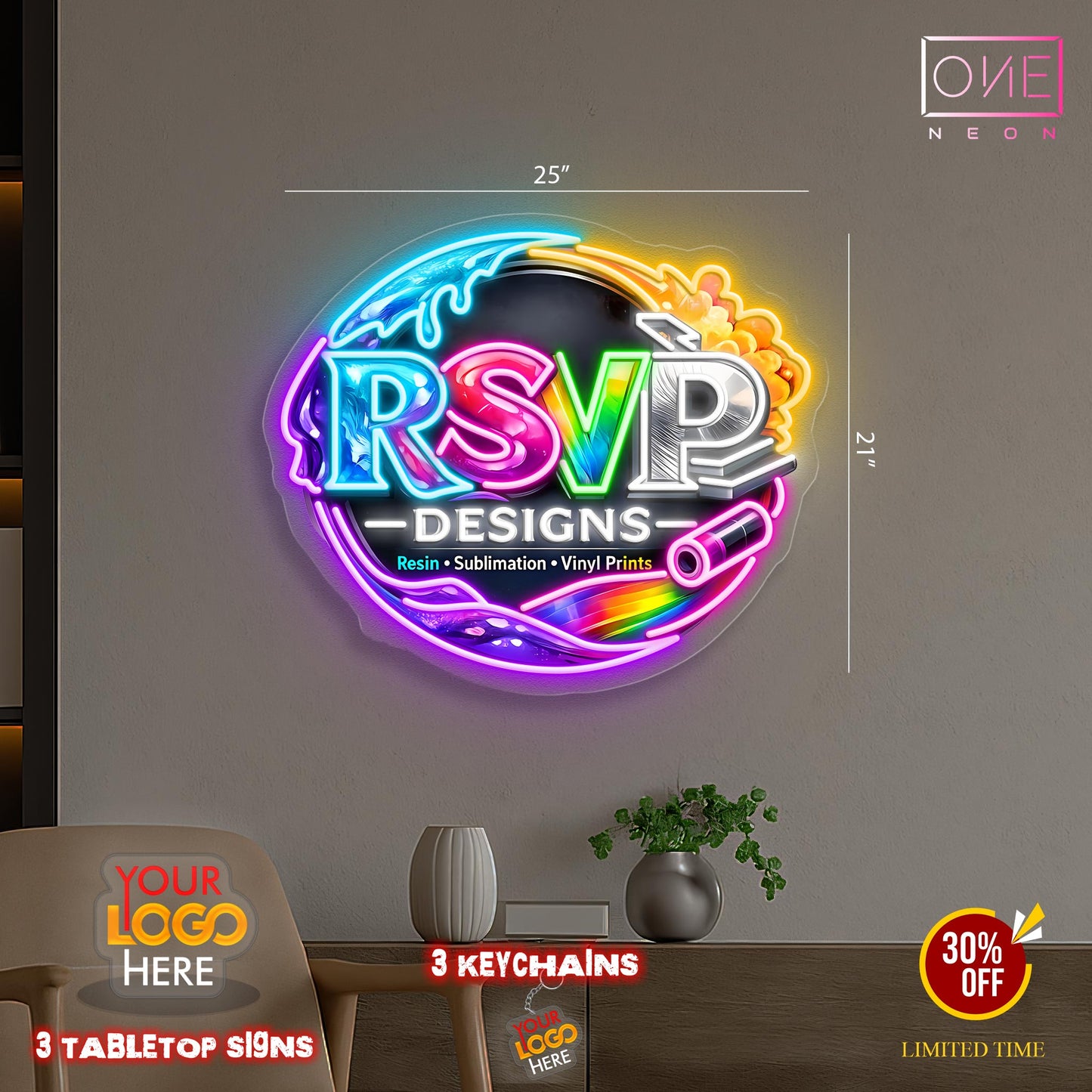 RSVP | LED Neon Sign