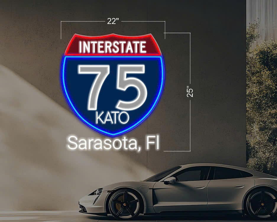 INTERSTATE 75 KATO | LED Neon Sign