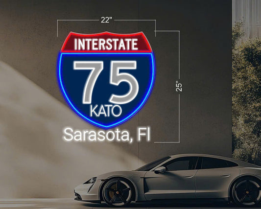 INTERSTATE 75 KATO | LED Neon Sign