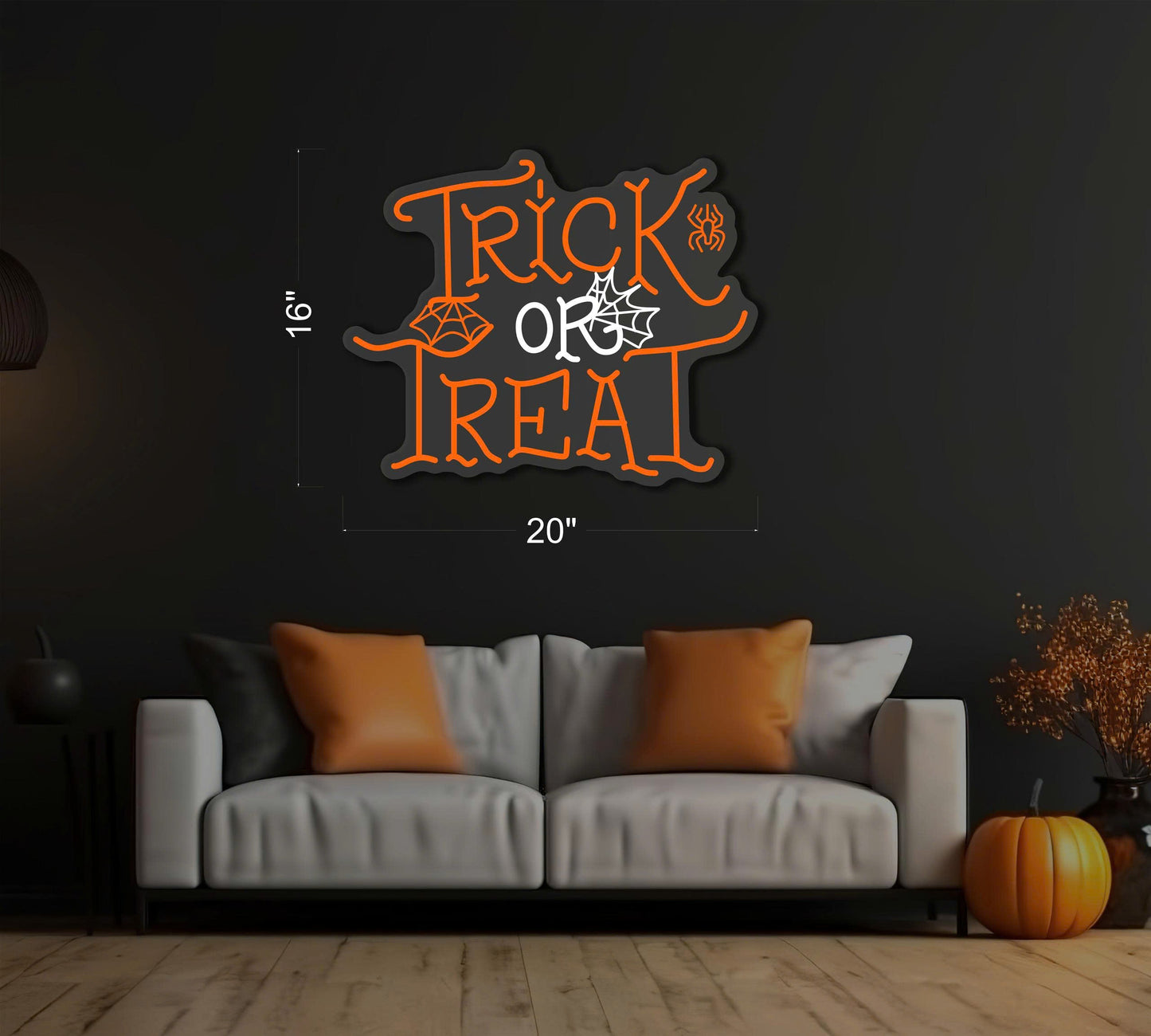 Trick or Treat LED Neon Sign