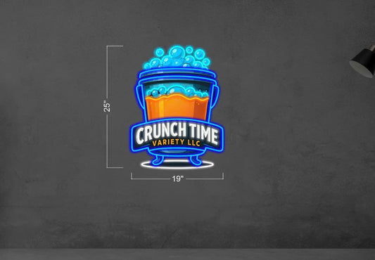 CRUNCH TIME LED Neon Sign
