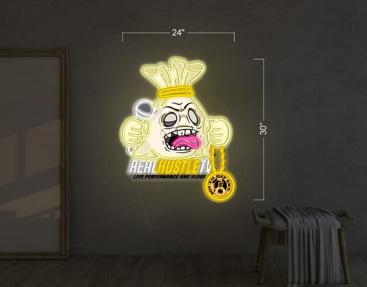 REALHUSTLETV | Led Neon Sign