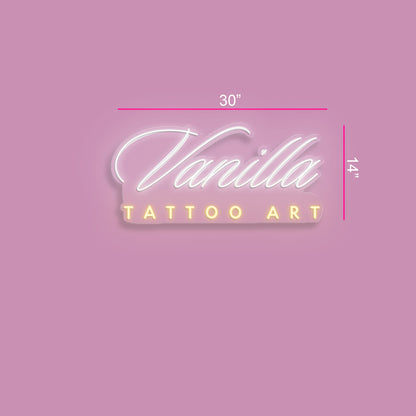 VANILLA TATTO ART | LED Neon Sign