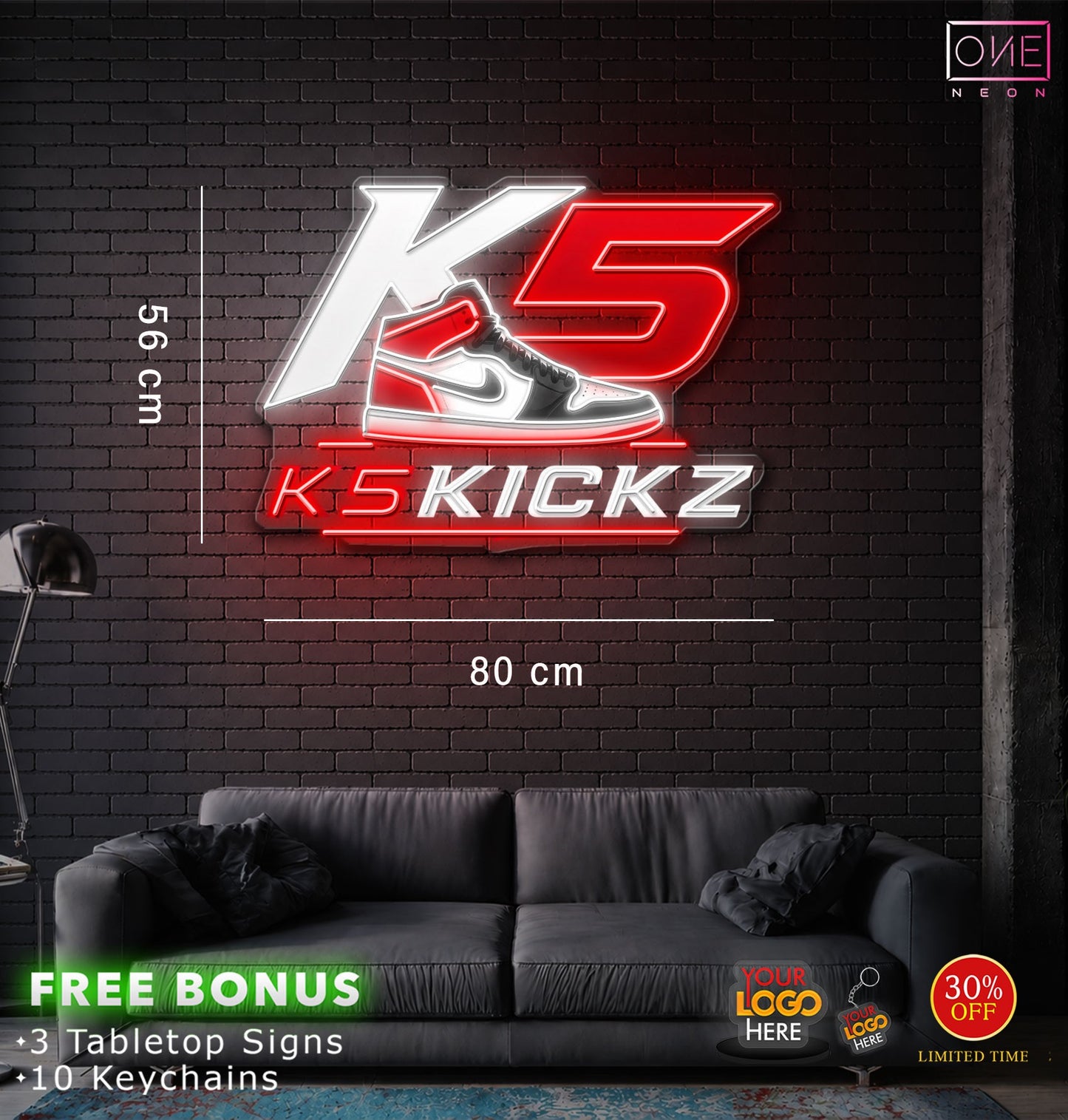 K5 Kickz | LED Neon Sign