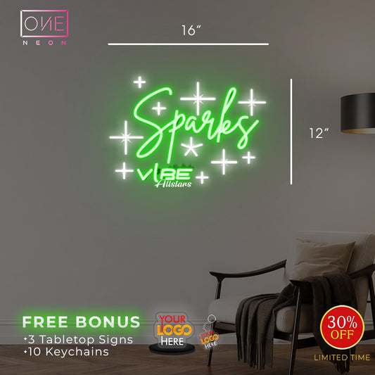 SPARKS & SURGE & VOLTAGE VIBE ALLSTARS | LED Neon Sign (3 SIGNS)
