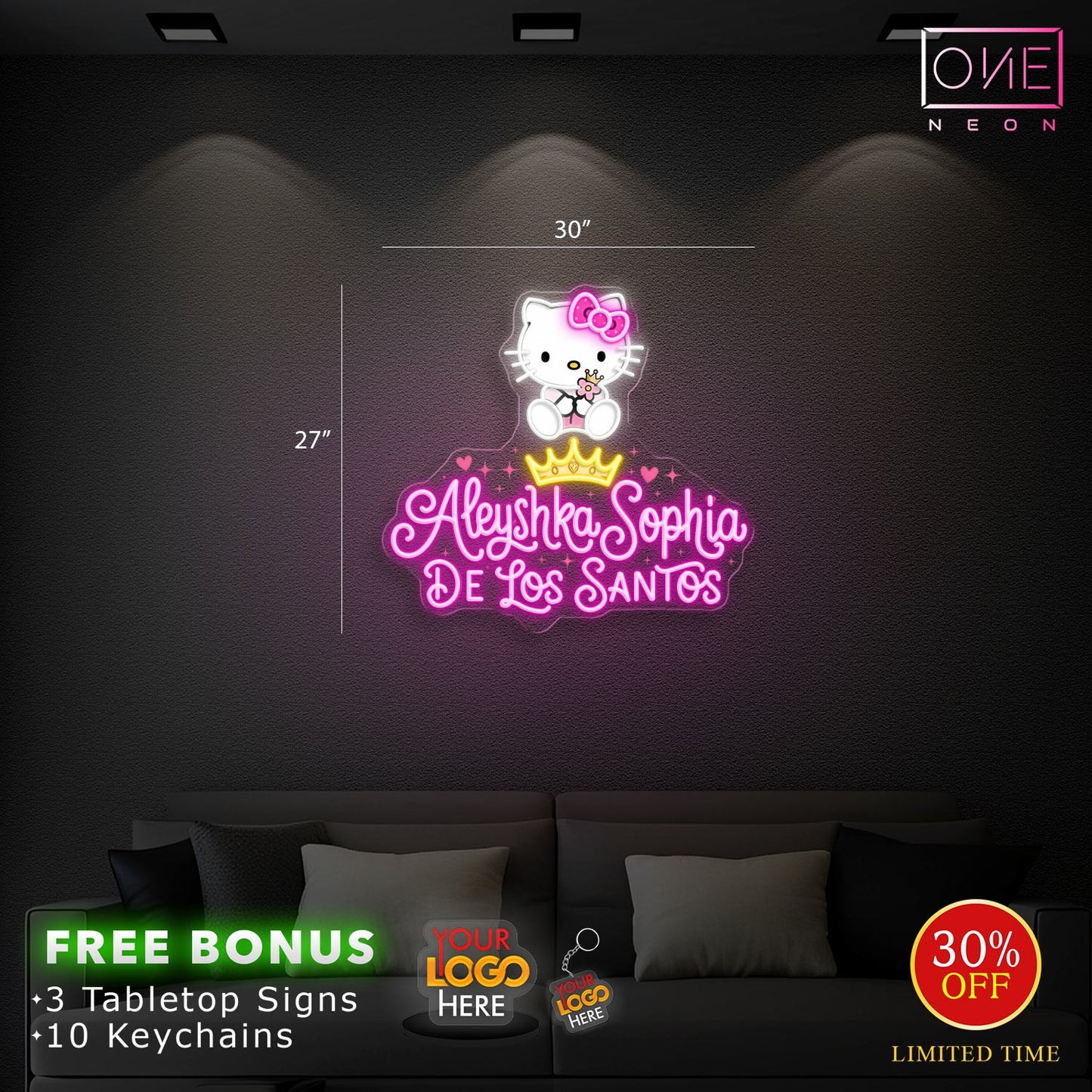 Aleyshka Sophia De Los Santos | Led Neon Sign