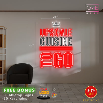 Upscale Cuisine Go | Led Neon Sign