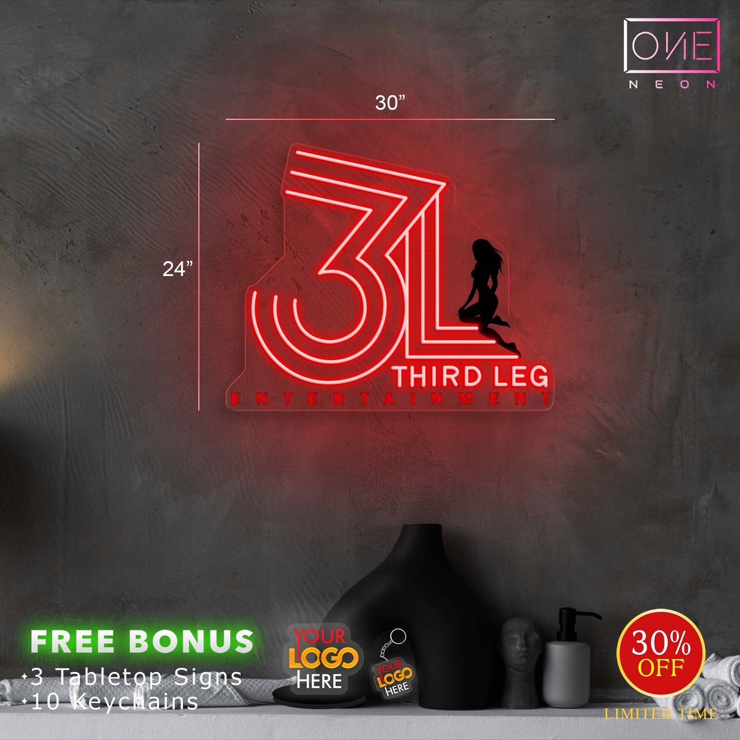 THIRD LEG ENTERTAINMENT | Led Neon Sign