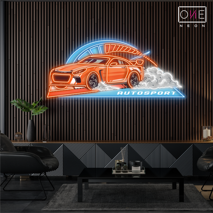 Speed Racer Artwork Led Neon Sign